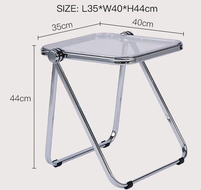 Foldable Acrylic Side Table