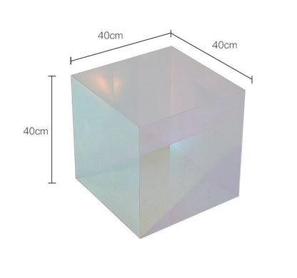 Modern Cube Acrylic Side Table