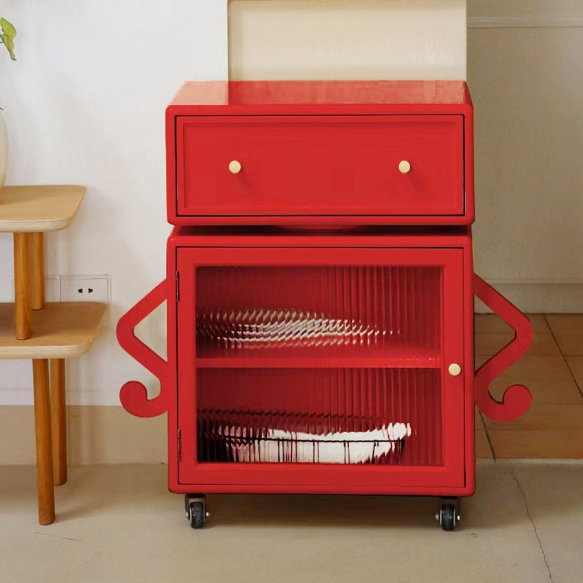 Robot Side Table Storage Cabinet