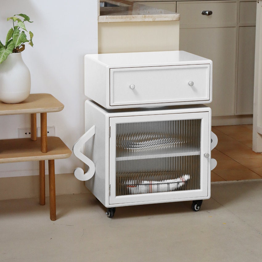 Robot Side Table Storage Cabinet