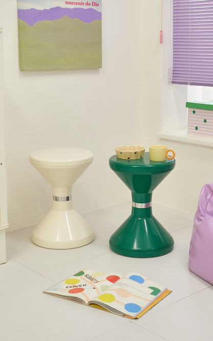 Versatile Funnel Side Table Footstool