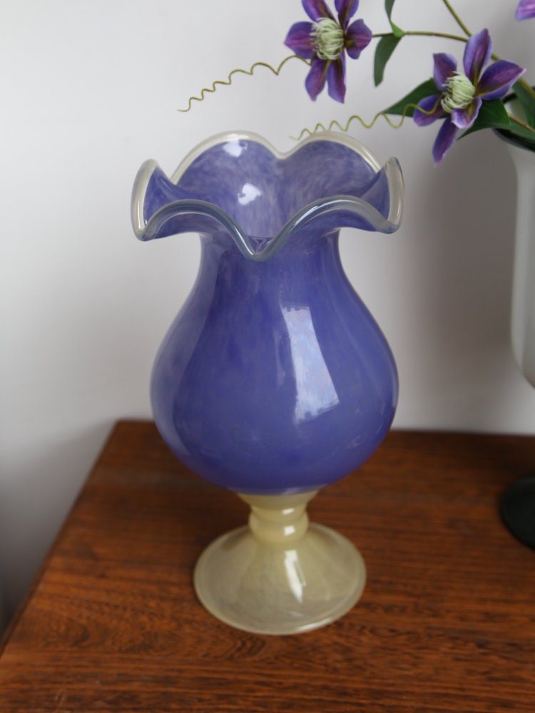 Elegant Purple Flower Vase