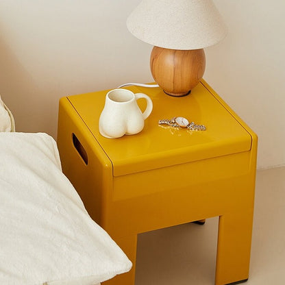 Playful Storage Stool Side Table