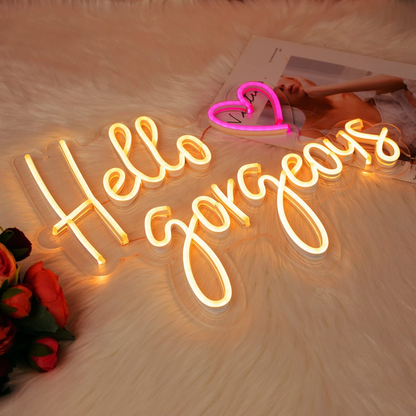 Hello Gorgeous Neon Sign